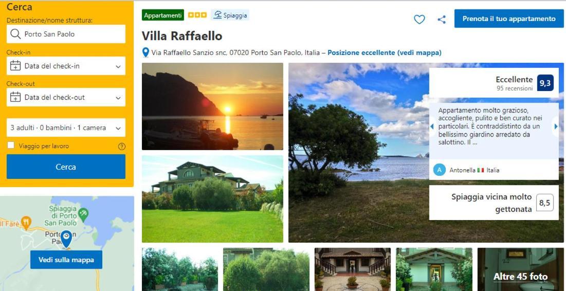 Villa Raffaello ポルト・サン・パーオロ エクステリア 写真
